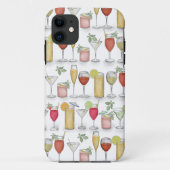 Waterverf Eenvoudige cocktail Drink Whimsical Cute Case-Mate iPhone Case (Achterkant)