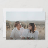 Waterverf eenvoudige moderne lente-Floral Kaart (Achterkant)