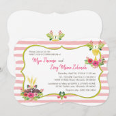 Waterverf eerste communie uitnodiging (Voorkant / Achterkant)