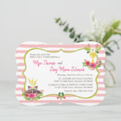 Waterverf eerste communie uitnodiging (Staand voorkant)