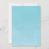 Waterverf Eerste Heilige Communie Uitnodiging (Achterkant)