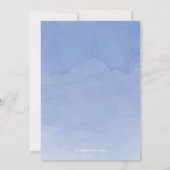 Waterverf Eerste Heilige Communie Uitnodiging (Achterkant)