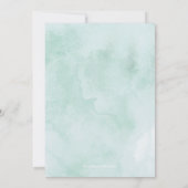 Waterverf Eerste Heilige Communie Uitnodiging (Achterkant)