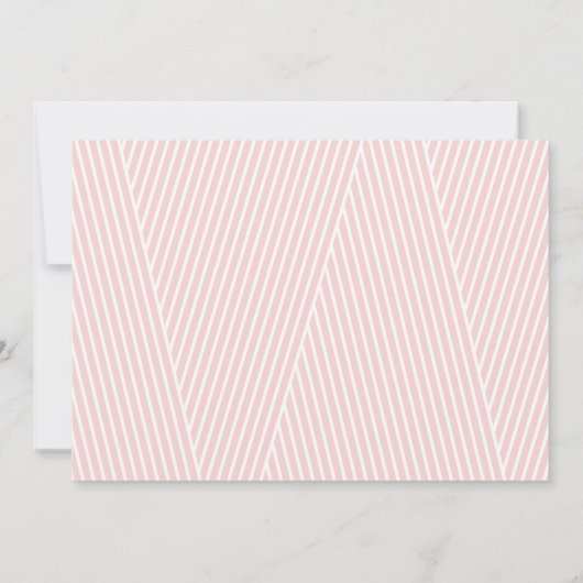 Waterverf Eerste Verjaardag Goud en Roze Bloemen Kaart (Achterkant)