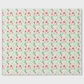 Waterverf effect diverse Bauble Decorations Cadeaupapier (Vlak)