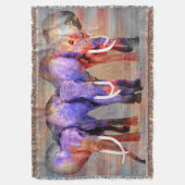 Waterverf-effect Elephant Digital Art Deken (Voorkant Verticaal)