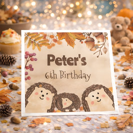 Waterverf egel Birthday Servet