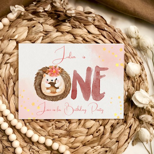 Waterverf egel eerste uitnodiging