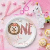 Waterverf Egel eerste verjaardag Papieren Bordje (Feest)