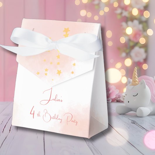 Waterverf egel Kinderen van Birthday Bedankdoosjes