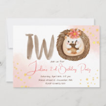 Waterverf egel tweede uitnodiging