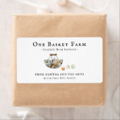 Waterverf eiermand | Verse Boerderijen Etiket (Insitu)