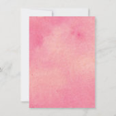 Waterverf Eiffel Tower Parisian Birthday Kaart (Achterkant)