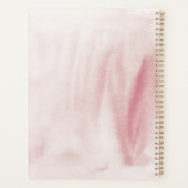 Waterverf Eiffel Tower Weddenschap van Bourgogne Planner (Achterkant)