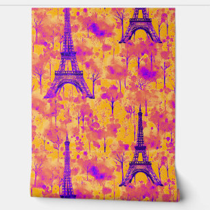 Waterverf Eiffeltoren Paris Bold Bright Behang