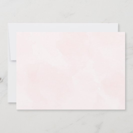 Waterverf Eiffeltoren verjaardag Kaart (Achterkant)