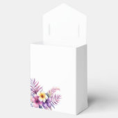 Waterverf eiland Romance-bruiloft Bedankdoosjes (Geopend)