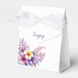 Waterverf eiland Romance-bruiloft Bedankdoosjes