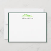 Waterverf Eilanden Notitiekaartje (Voorkant)