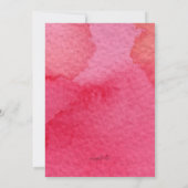 Waterverf Elegance Uitnodiging (Achterkant)