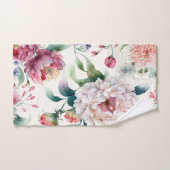 Waterverf elegant bloom azian floreel patroon handdoek (Handdoek)