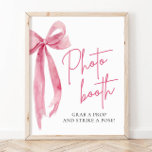 Waterverf Elegant Blush Roze Boog Foto Booth teken Poster<br><div class="desc">De "Waterverf Elegant Blush Pink Bow: She's Tying the Knot" Photo Booth Sign is een heerlijke aanvulling op elk vrijgezellenfeest of bruiloftsfeest met een fotocabine opstelling. Met een waterverf ontwerp versierd met een elegant blush roze boog motief, dit teken voegt een vleugje charme en verfijning toe aan de fotocabine. Gelegen...</div>