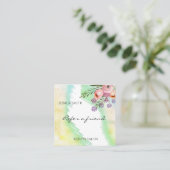 Waterverf Elegant Boho Bloemen Referral (Staand voorkant)