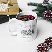 Waterverf Elegant Bos gepersonaliseerd Koffiemok