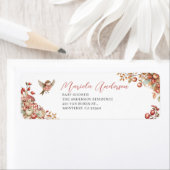 Waterverf Elegant de appel van ons oog baby show Etiket (Insitu)