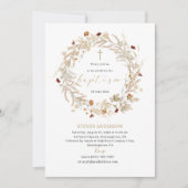 Waterverf Elegant doopsel Kaart (Voorkant)