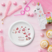 Waterverf elegant Een klein liefje is op de Papieren Bordje (Feest)