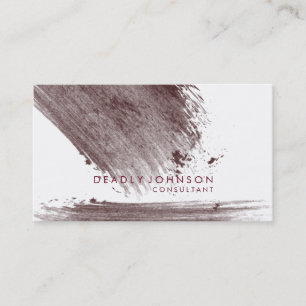 Waterverf Elegant Eenvoudig Splatter Abstract Visitekaartje