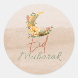 Waterverf Elegant Eid Mubarak Eid Sticker
