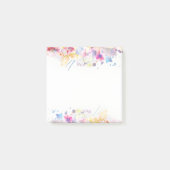 Waterverf Elegant Floral Pastel Post-it® Notes (Voorkant)