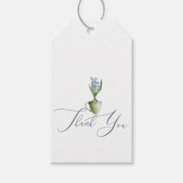 Waterverf Elegant Floral Wedding Dank je Cadeaulabel