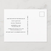 Waterverf Elegant Gay Wedding Tuxedo Aankondigingskaart (Achterkant)