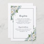 Waterverf Elegant Grey Informatiekaartje (Voorkant / Achterkant)