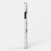 Waterverf Elegant Hummingbird Funny Monogram Naam Case-Mate iPhone Case (Achterkant/rechts)