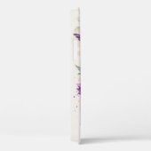 Waterverf Elegant Hummingbird Funny Monogram Naam Case-Mate iPhone Case (Achterkant / Rechts)