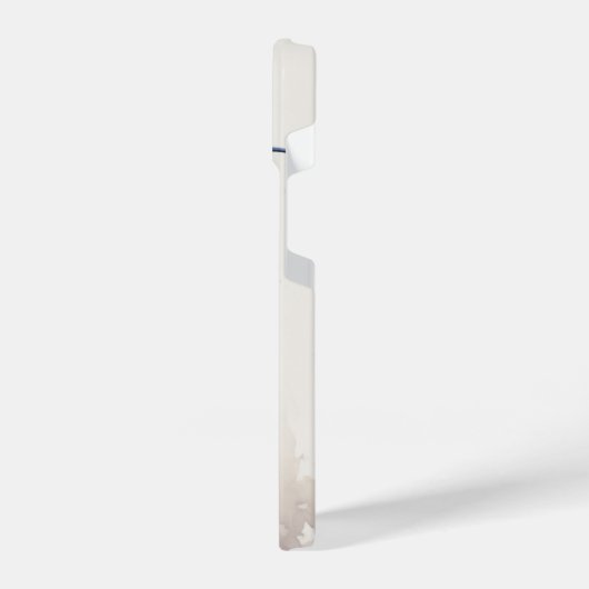 Waterverf Elegant Hummingbird Funny Monogram Naam iPhone Hoesje (Linkerkant)