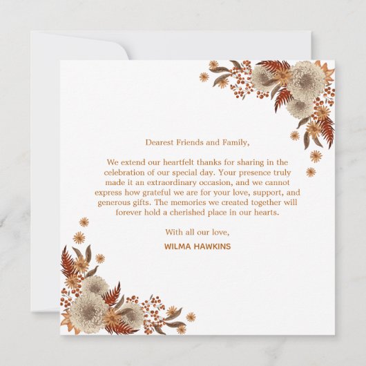 Waterverf Elegant Hummingbird Monogram met naam (Achterkant)