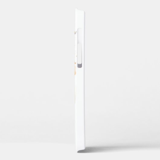 Waterverf Elegant Hummingbird Monogram met naam Case-Mate iPhone Case (Achterkant / Links)