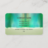 waterverf Elegant Kleurrijke Dubbelzijdige Custom Visitekaartje (Achterkant)