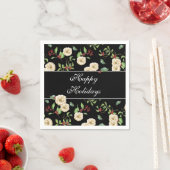 Waterverf Elegant Magnolia en Berries Servet (Insitu)