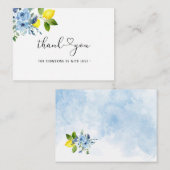 Waterverf Elegant Main Squeeze Vrijgezellenfeest d Notitiekaartje (Voorkant / Achterkant)