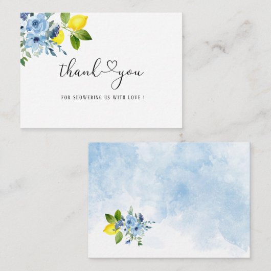 Waterverf Elegant Main Squeeze Vrijgezellenfeest d Notitiekaartje (Voorkant / Achterkant)