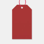 Waterverf Elegant Mistletoe Christmas Gift Label Cadeaulabel (Achterkant)