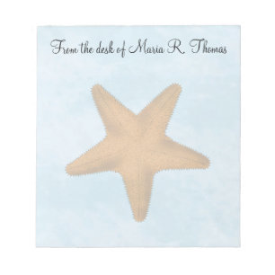 Waterverf Elegant Modern Starfish Sealife Notitieblok