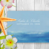 Waterverf Elegant Ocean Save the Date Briefkaart