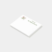 Waterverf Elegante Bloemen Van Het Bureau Van Stic Post-it® Notes (Schuin)